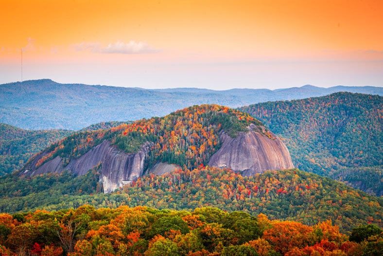 north carolina looking glass rock