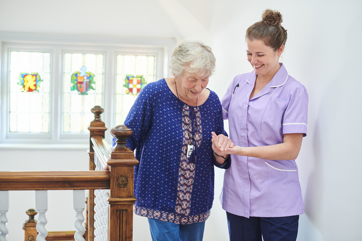 home visit with elderly