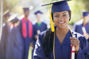 smiling grad